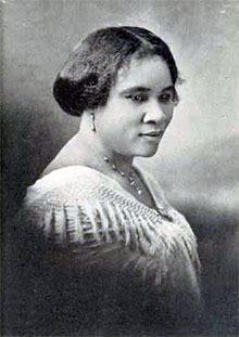 Sarah Breedlove, known as Madam C.J. Walker