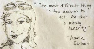 Mom Gives Her Mighty Girl A Daily Dose of    Feminist Inspiration on Her Lunch Napkin