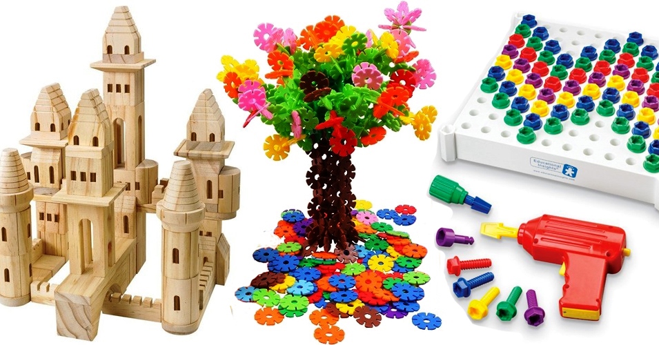 Build A Castle model kit from Small World Creative great for young kids