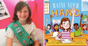 11-Year-Old Encourages Girls to "Raise Your Hand!" With New Girl Scouts Patch and Picture Book