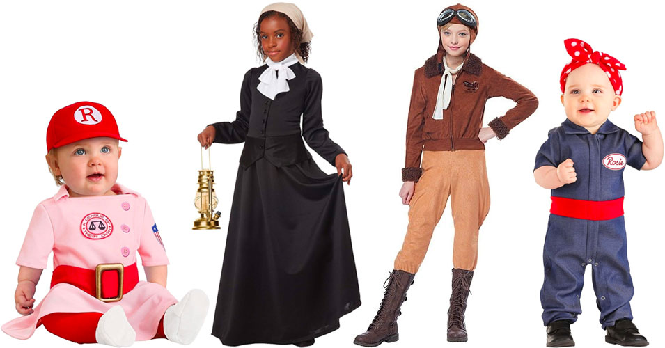 Mum dresses her baby as powerful women through history