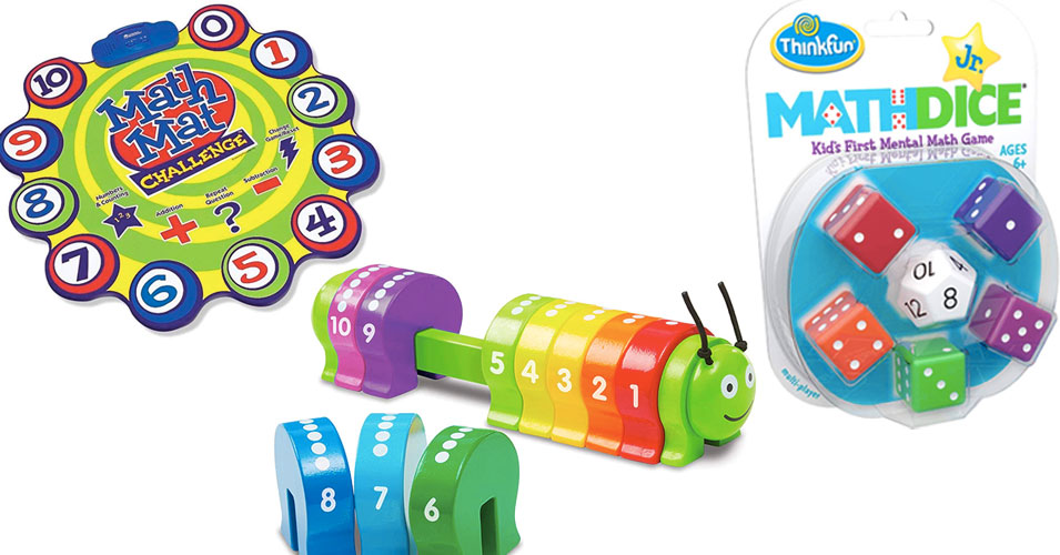 Math Hands-On Learning Tools Kit Counting Numbers to 100 Add Subtract Ages 4-8 